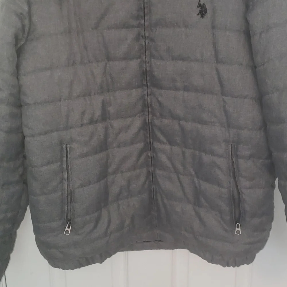 U.S. Polo Assn Grey Bubble Jacket - Picture 4 of 15